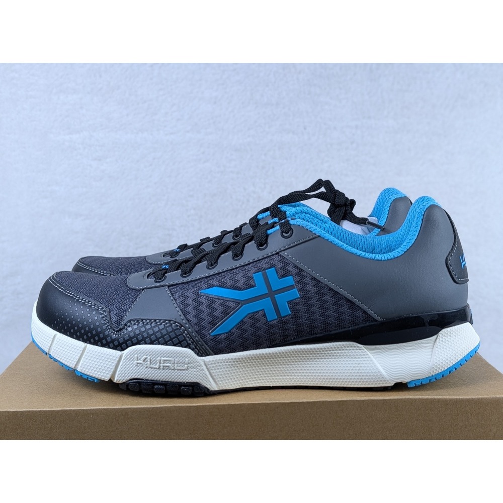 Kuru Quantum Womens 11.5 Wide Urban Concrete Topaz Blue Walking Shoes 201604115